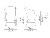 Кресло плетеное с подушкой POINT Alga Armchair алюминий, искусственный ротанг, акрил соломенный Фото 2