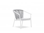 Кресло плетеное Varaschin Smart алюминий, роуп, ткань Фото 3