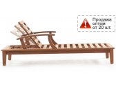 Шезлонг-лежак деревянный WArt Lamer ироко Фото 1