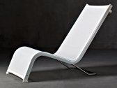 Кресло-шезлонг металлическое с обивкой Serralunga Lazy алюминий, нержавеющая сталь, батилин Фото 3