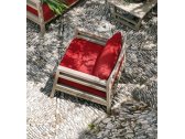 Кресло деревянное с подушками Ethimo Costes тик, акрил натуральный, белый Фото 12