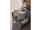 Кресло деревянное с подушками Ethimo Costes тик, акрил натуральный, белый Фото 19