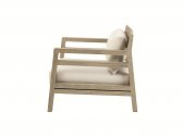 Кресло деревянное с подушками Ethimo Costes тик, акрил натуральный, белый Фото 22