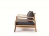 Кресло деревянное с подушками Ethimo Costes тик, акрил натуральный, белый Фото 25
