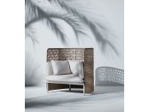 Кресло плетеное лаунж с подушками Ethimo Esedra алюминий, искусственный ротанг, акрил песочный, белый Фото 8