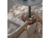 Кресло деревянное плетеное Ethimo Kilt тик, роуп натуральный тик, песочный Фото 9