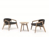 Столик деревянный кофейный Ethimo Knit тик Фото 14