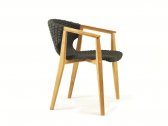 Кресло деревянное плетеное Ethimo Knit синтетическая нить, тик Фото 16