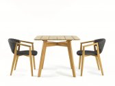 Стол деревянный обеденный Ethimo Knit тик Фото 14