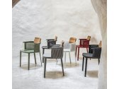 Кресло металлическое Ethimo Nicolette алюминий, тик красный, натуральный Фото 19