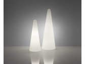 Светильник пластиковый напольный Конус SLIDE Cono Lighting IN полиэтилен белый Фото 5