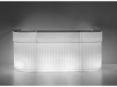 Стойка пластиковая барная светящаяся SLIDE Cordiale Corner Lighting полиэтилен, компакт-ламинат HPL Фото 6