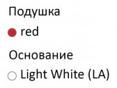 Пуф пластиковый светящийся SLIDE Lempi Lighting LED полиэтилен, лайкра, полиуретан красный, белый Фото 3