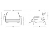 Кресло пластиковое мягкое SLIDE America Standard полиэтилен, полиуретан Фото 2