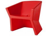 Кресло пластиковое SLIDE Exofa Standard полиэтилен красный Фото 1