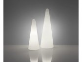 Светильник пластиковый напольный Конус SLIDE Cono Lighting OUT полиэтилен белый Фото 4