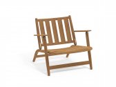 Кресло лаунж деревянное RODA Levante 007 тик Фото 3