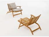 Кресло лаунж деревянное RODA Levante 007 тик Фото 9