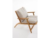 Кресло лаунж деревянное RODA Levante 007 тик Фото 4