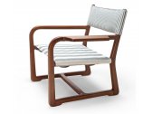 Кресло деревянное с обивкой Exteta LPIDC02 сапелли, ткань Фото 1