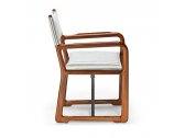 Кресло деревянное складное с обивкой Exteta LPIDC01 сапелли, ткань Фото 6
