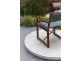 Кресло деревянное складное с обивкой Exteta LPIDC01 сапелли, ткань Фото 14