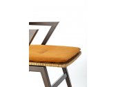 Кресло деревянное плетеное Exteta Sedia Lupo 1945 сапелли, ива Фото 5