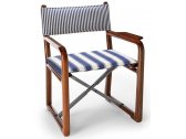 Кресло деревянное складное с обивкой Exteta LPIDC01 сапелли, ткань Фото 1