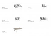 Комплект мебели Higold Champion-KD алюминий, тик, sunbrella, керамическое стекло Фото 3