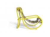 Лаунж-кресло металлическое с обивкой Exteta Locus Solus сталь, ткань Фото 12