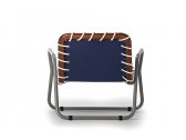 Кресло деревянное с обивкой Exteta Sunset Lounge сапелли, алюминий, ткань Фото 5