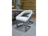 Кресло металлическое мягкое Higold Onda алюминий, sunbrella Фото 7