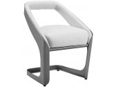 Кресло металлическое мягкое Higold Onda алюминий, sunbrella Фото 2