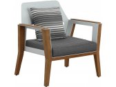 Кресло металлическое с подушкой Higold Sheldon тик, алюминий, олефин Фото 2