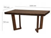Стол деревянный обеденный O`Wood Прайм-A массив дуба Фото 2