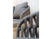 Кресло плетеное с подушками Grattoni Tahiti алюминий, роуп, текстилен Фото 9