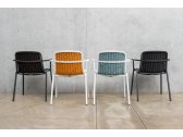 Кресло металлическое плетеное Drigani Nida алюминий, роуп Фото 17