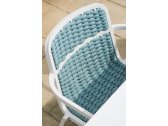Кресло металлическое плетеное Drigani Nida алюминий, роуп Фото 5