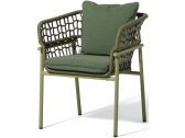Кресло плетеное с подушкой Drigani Jungle алюминий, роуп, олефин оливковый, зеленый Фото 1