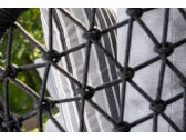 Диван плетеный с подушками Grattoni Ibiza алюминий, роуп, акрил черный, темно-серый Фото 5