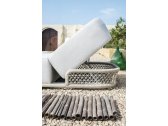 Шезлонг-лежак металлический Drigani Loop алюминий, роуп, sunbrella белый, бежевый Фото 3