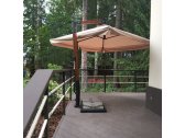 Зонт профессиональный KUPAVNA Консольный лиственница, металл, ткань оксфорд бежевый Фото 11