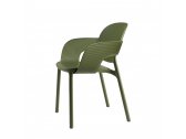 Кресло пластиковое Scab Design Hug Go Green технополимер оливковый Фото 3