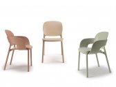 Кресло пластиковое Scab Design Hug Go Green технополимер оливковый Фото 10