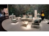 Кресло лаунж плетеное Scab Design Lisa Lounge Filo сталь, роуп лен, ментоловый Фото 12