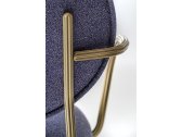 Кресло лаунж с обивкой PEDRALI Blume сталь, алюминий, ткань матовая бронза Фото 10