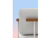 Кресло мягкое PEDRALI Arki-Sofa сталь, алюминий, тик, ткань Фото 9