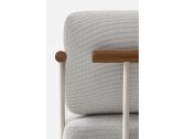 Кресло мягкое PEDRALI Arki-Sofa сталь, алюминий, тик, ткань Фото 5