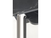 Столик кофейный PEDRALI Blume алюминий, сталь, искусственный камень серебристый, серый мрамор Фото 16