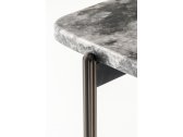 Столик кофейный PEDRALI Blume алюминий, сталь, компакт-ламинат HPL серебристый, белый мрамор Фото 14